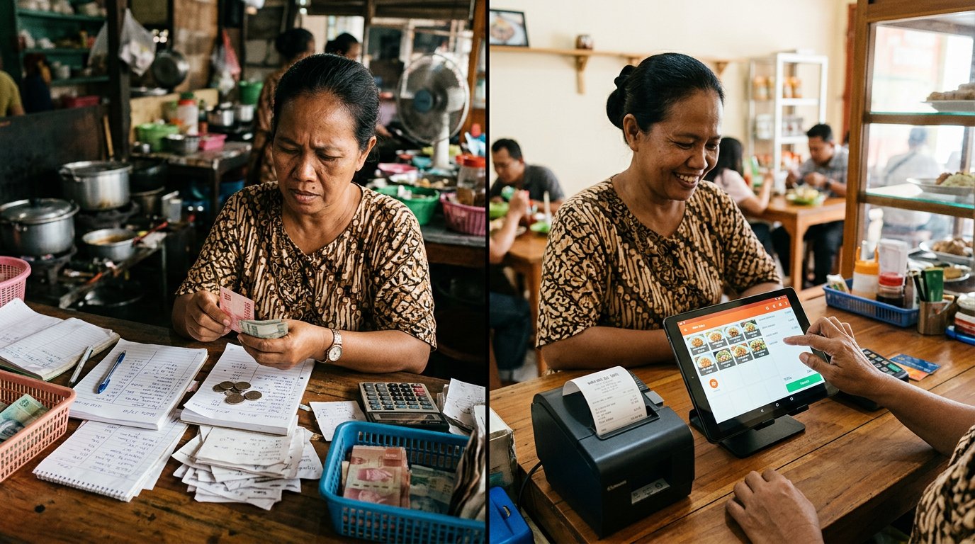 Dari hitung manual ke kasir digital